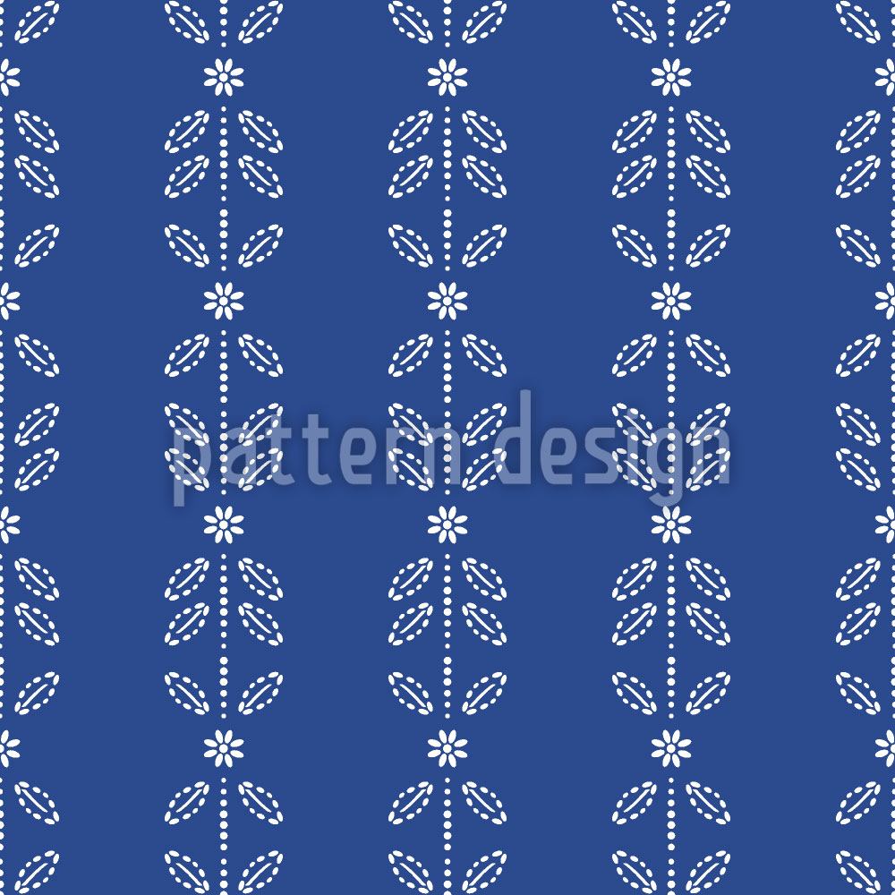 patterned-wallpaper-blossom-and-leaf-stripes