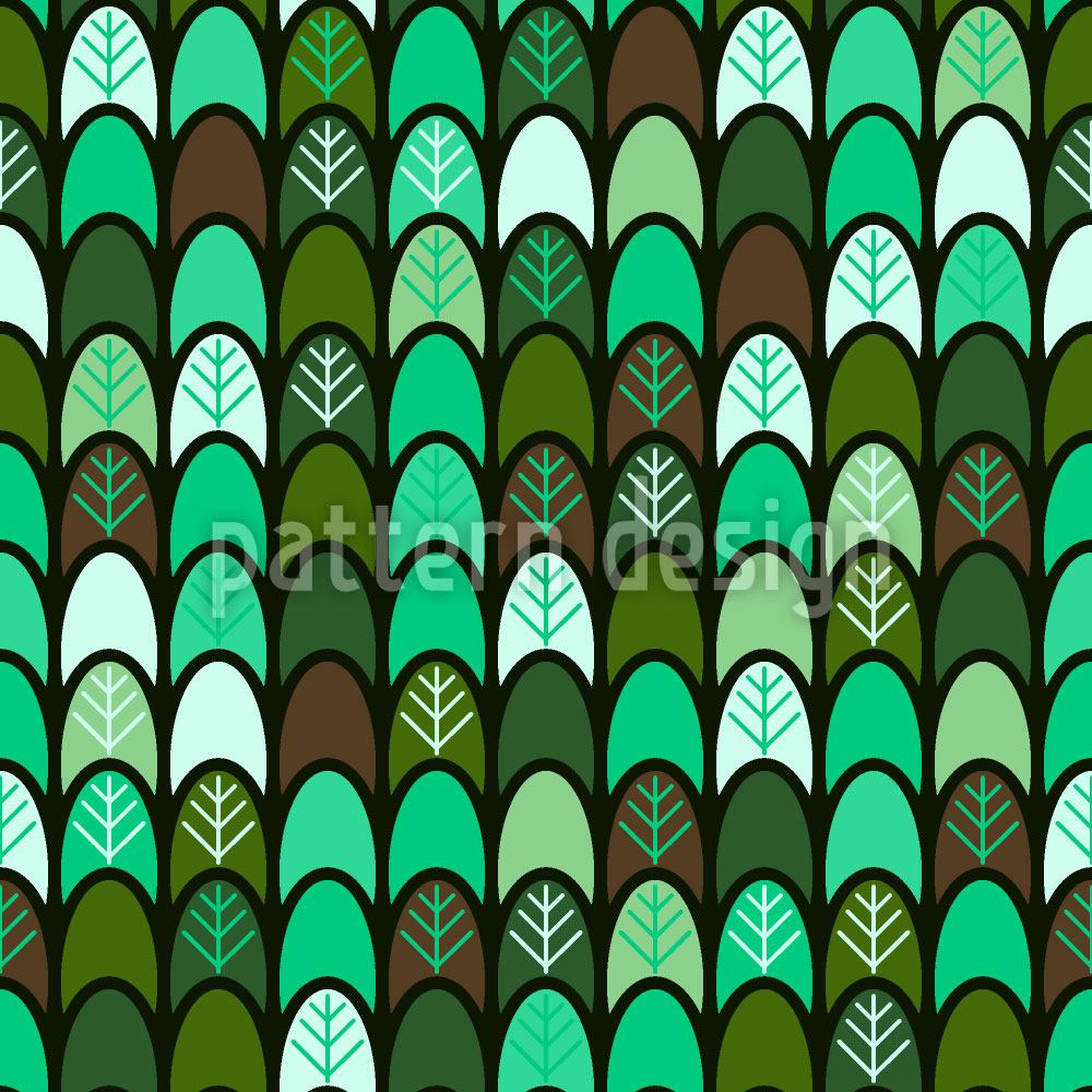 patterned-wallpaper-trees-in-line