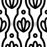 patterned-wallpaper-floral-silhouette