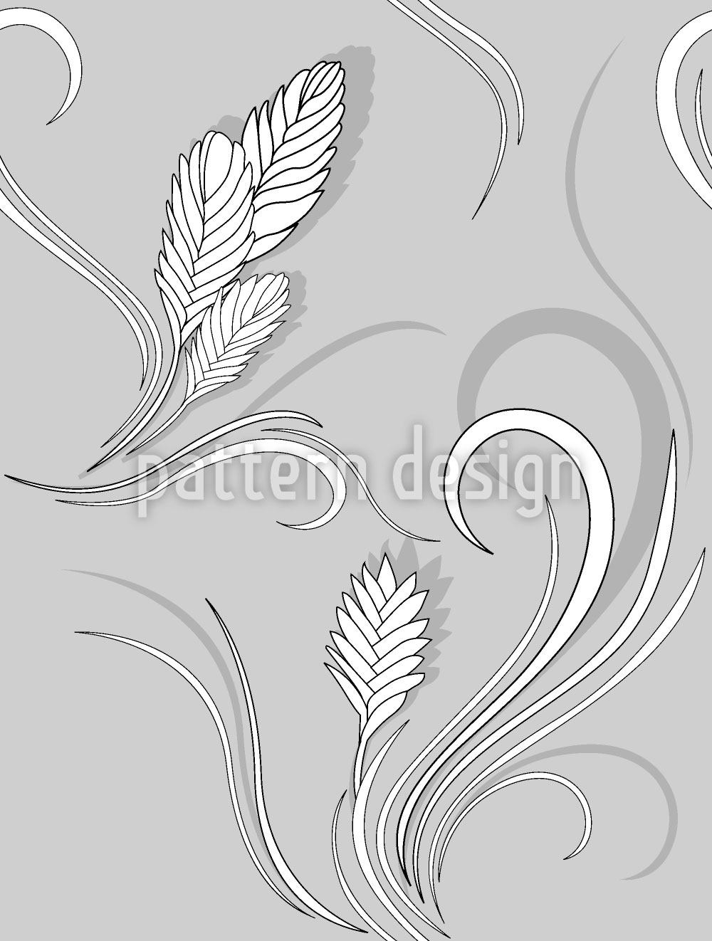 patterned-wallpaper-bromelia-monochrome