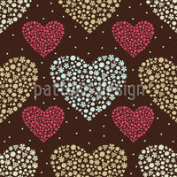 patterned-wallpaper-heart-bouquets