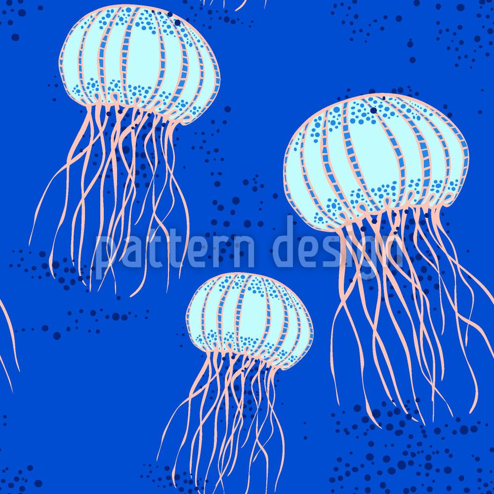 patterned-wallpaper-art-deco-jellyfishes