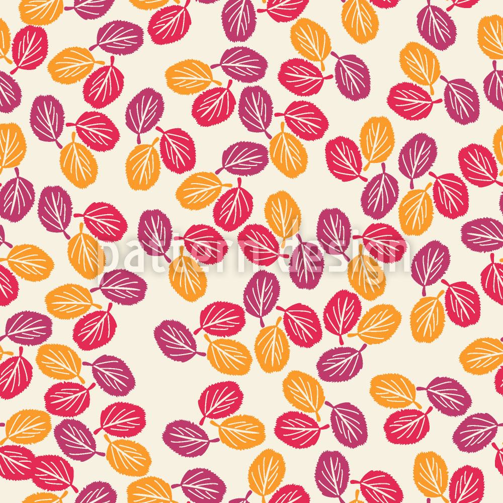 patterned-wallpaper-colorful-leaves