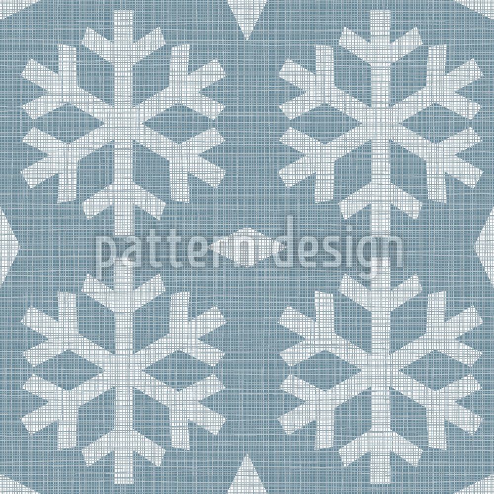 patterned-wallpaper-winter-flakes