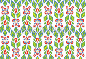 patterned-wallpaper-flower-arrangement