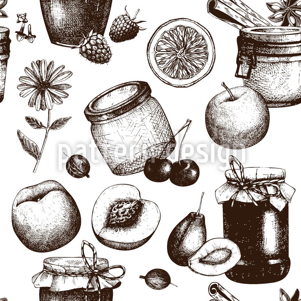 patterned-wallpaper-jam-jars