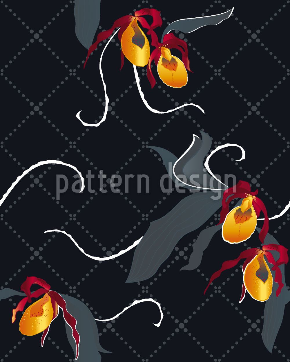 patterned-wallpaper-ladiesslippers-black