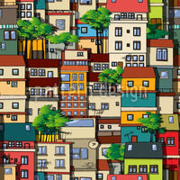 patterned-wallpaper-favela-brazil