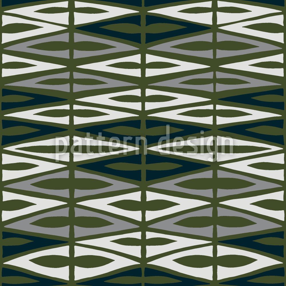 patterned-wallpaper-chequered-garden-green