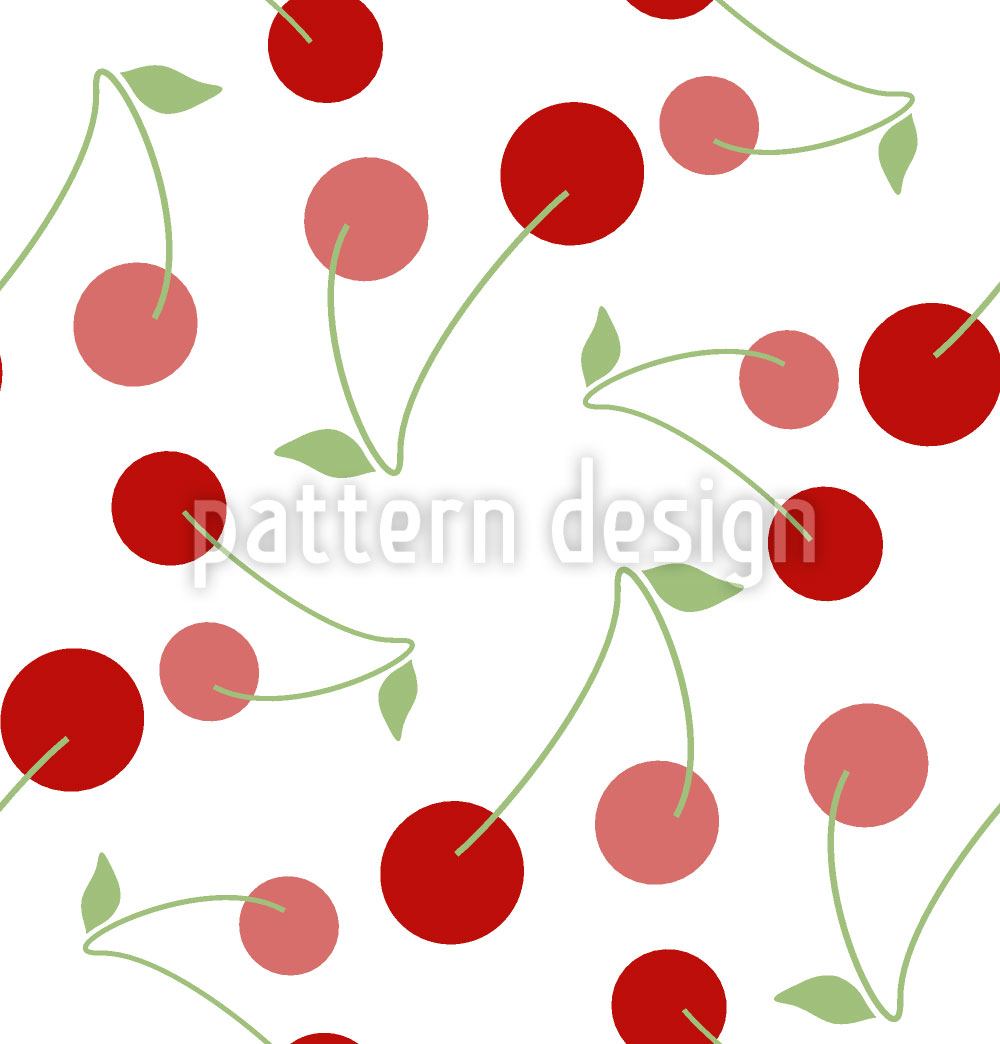 patterned-wallpaper-cherries-for-dessert