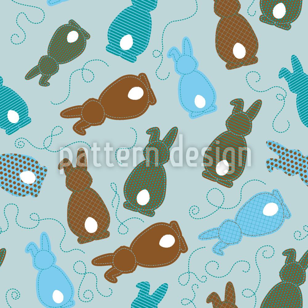 patterned-wallpaper-bouncing-bunnies-blue