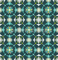 patterned-wallpaper-floral-mosaic-in-spring