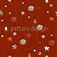 patterned-wallpaper-christmas-tree-decorations-red