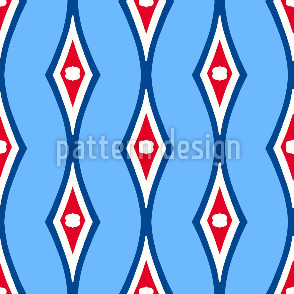 patterned-wallpaper-diamond-necklace