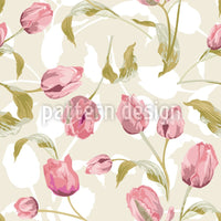 patterned-wallpaper-tulips