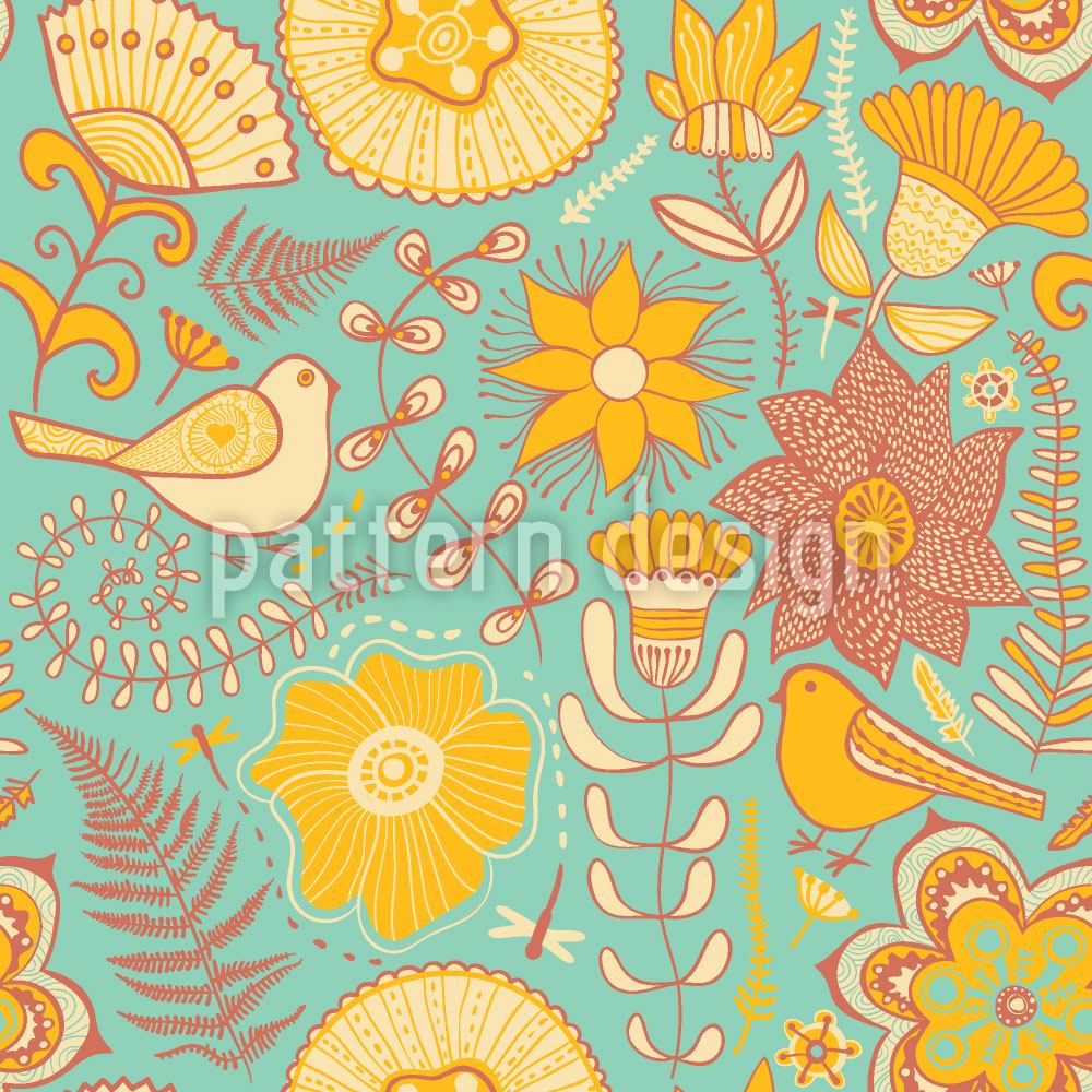 patterned-wallpaper-birds-paradise