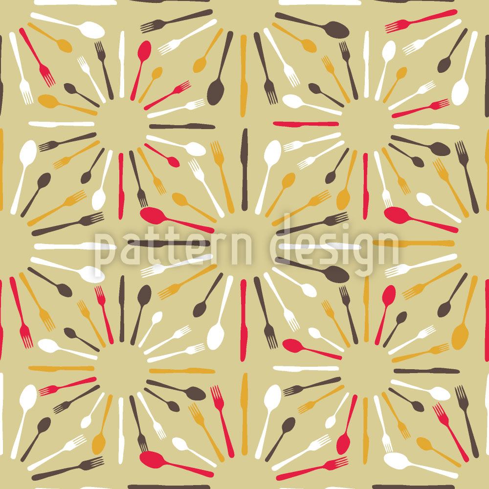 patterned-wallpaper-place-setting