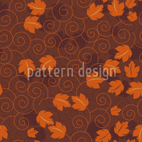 patterned-wallpaper-golden-wine-leaf-romance