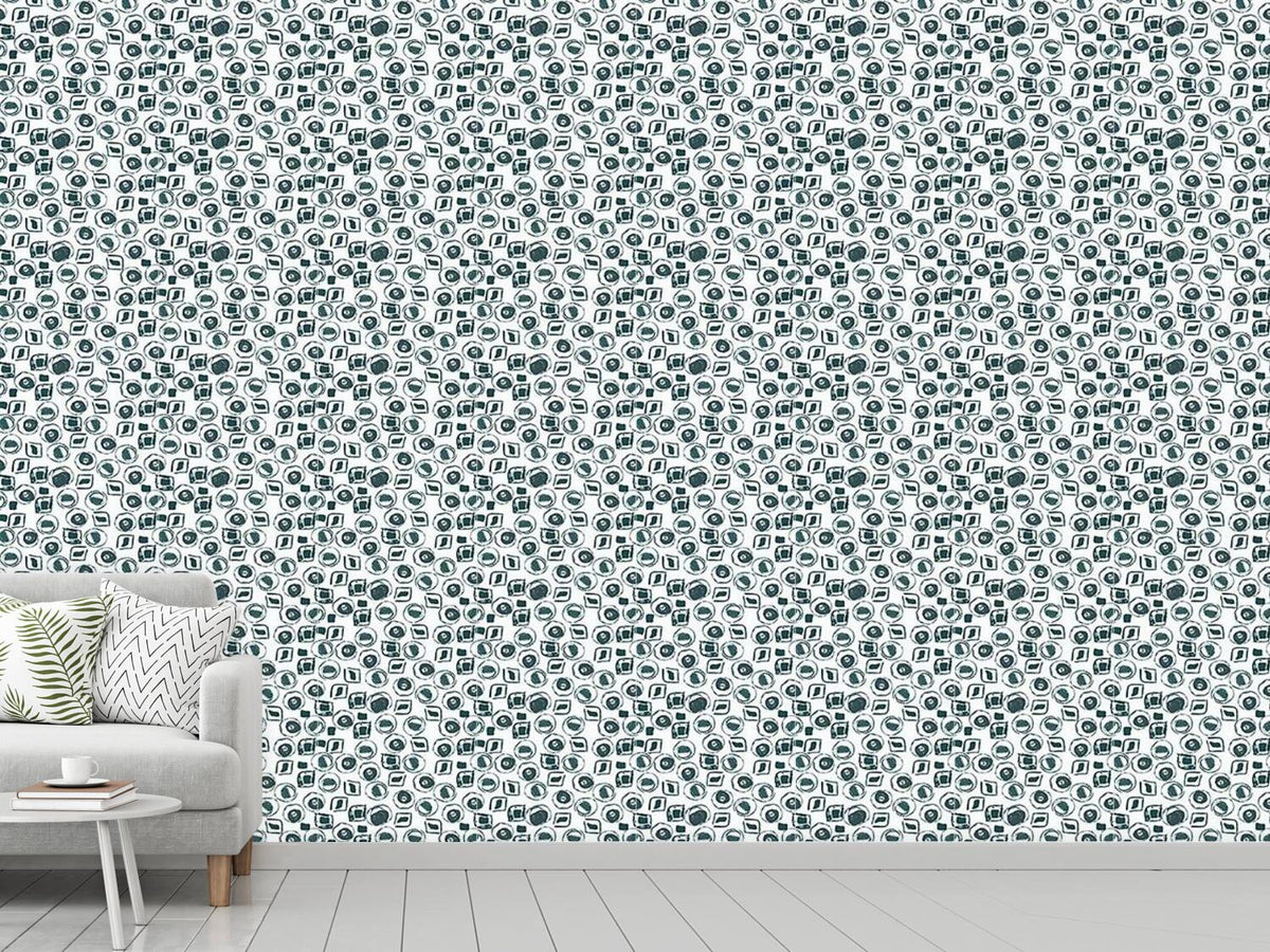 patterned-wallpaper-curvy-shapes