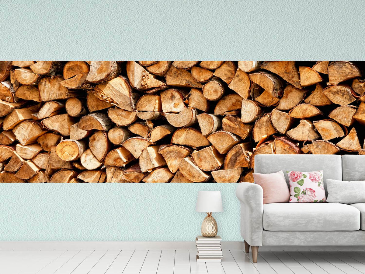 photo-wallpaper-stacked-wood-panorama