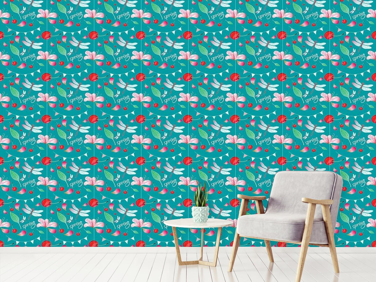 patterned-wallpaper-spring-celebration