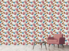 patterned-wallpaper-popcorn-in-3d-cinema