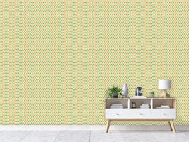 patterned-wallpaper-circles-and-triangles