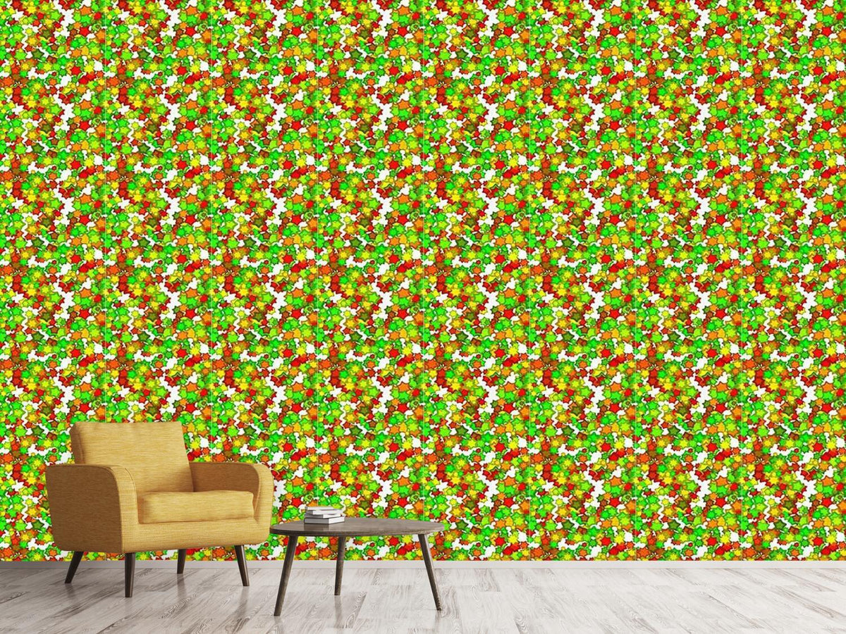 patterned-wallpaper-colorful-star-dance