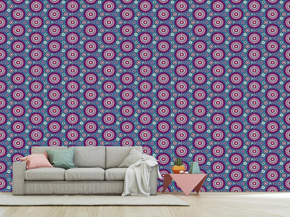 patterned-wallpaper-floral-gear-circles