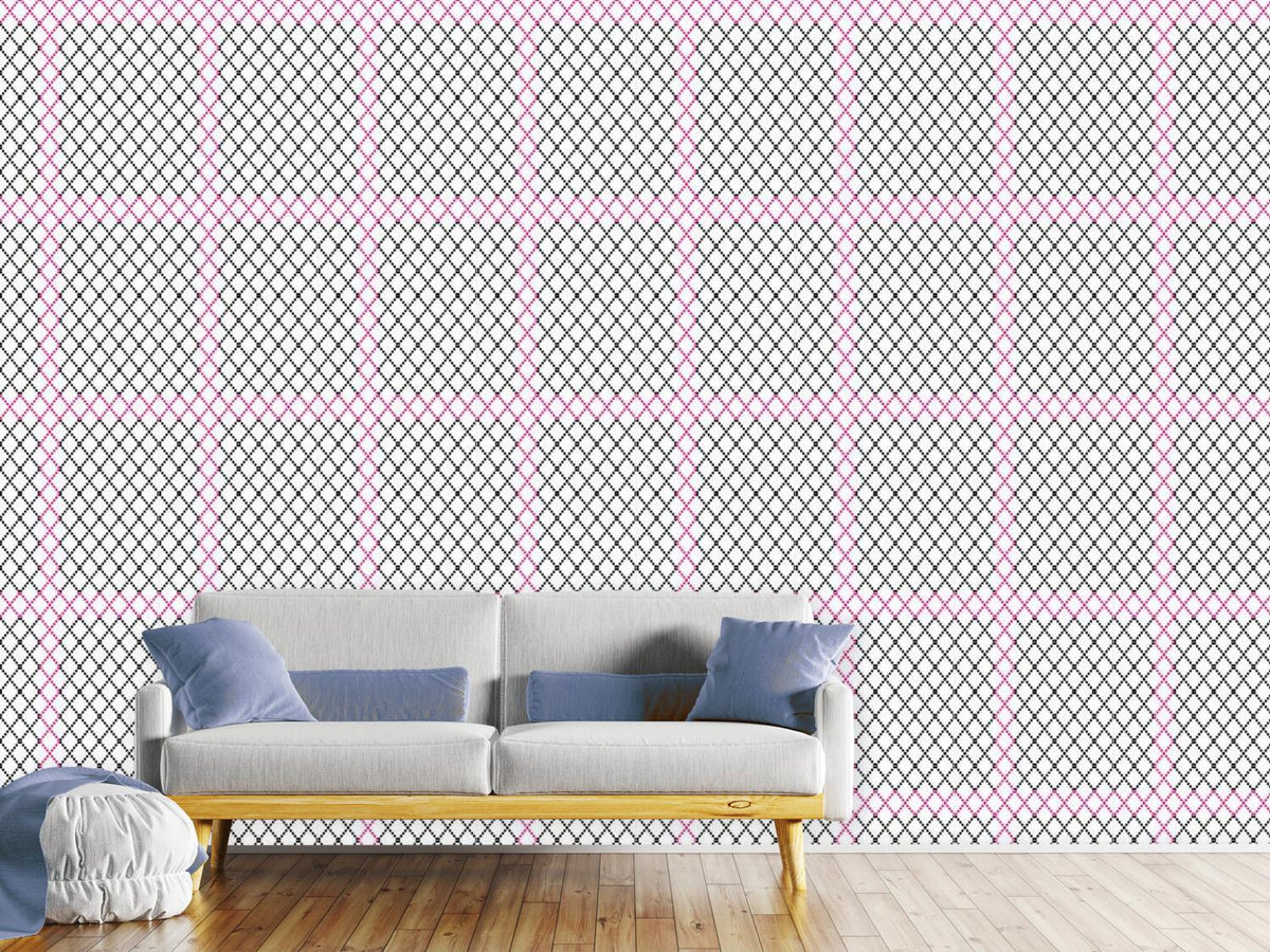 patterned-wallpaper-criss-crosses