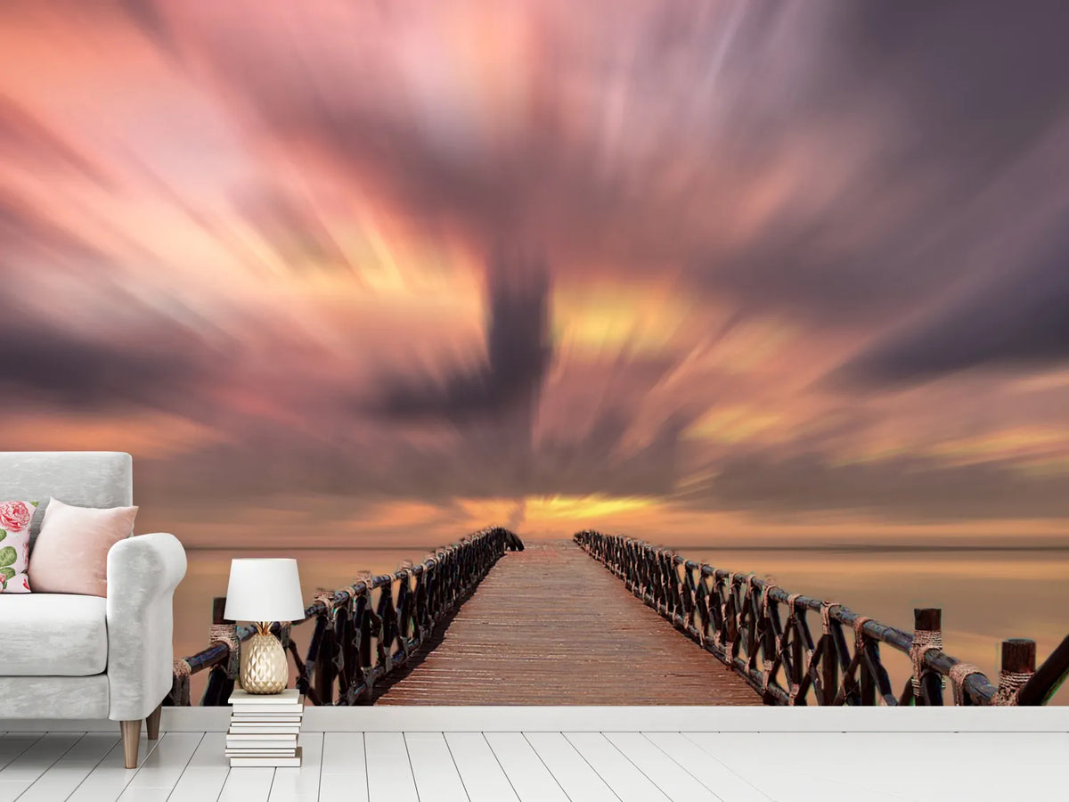 photo-wallpaper-bridge-in-the-fire-of-heaven