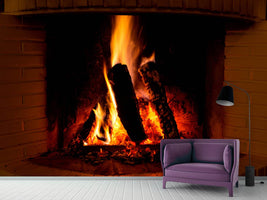 photo-wallpaper-fire-in-the-chimney