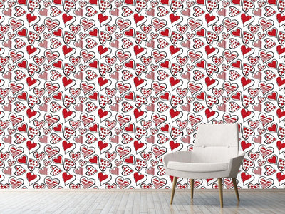 patterned-wallpaper-i-open-my-heart