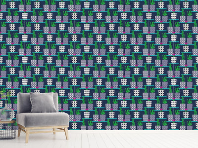 patterned-wallpaper-cacti-on-shelves