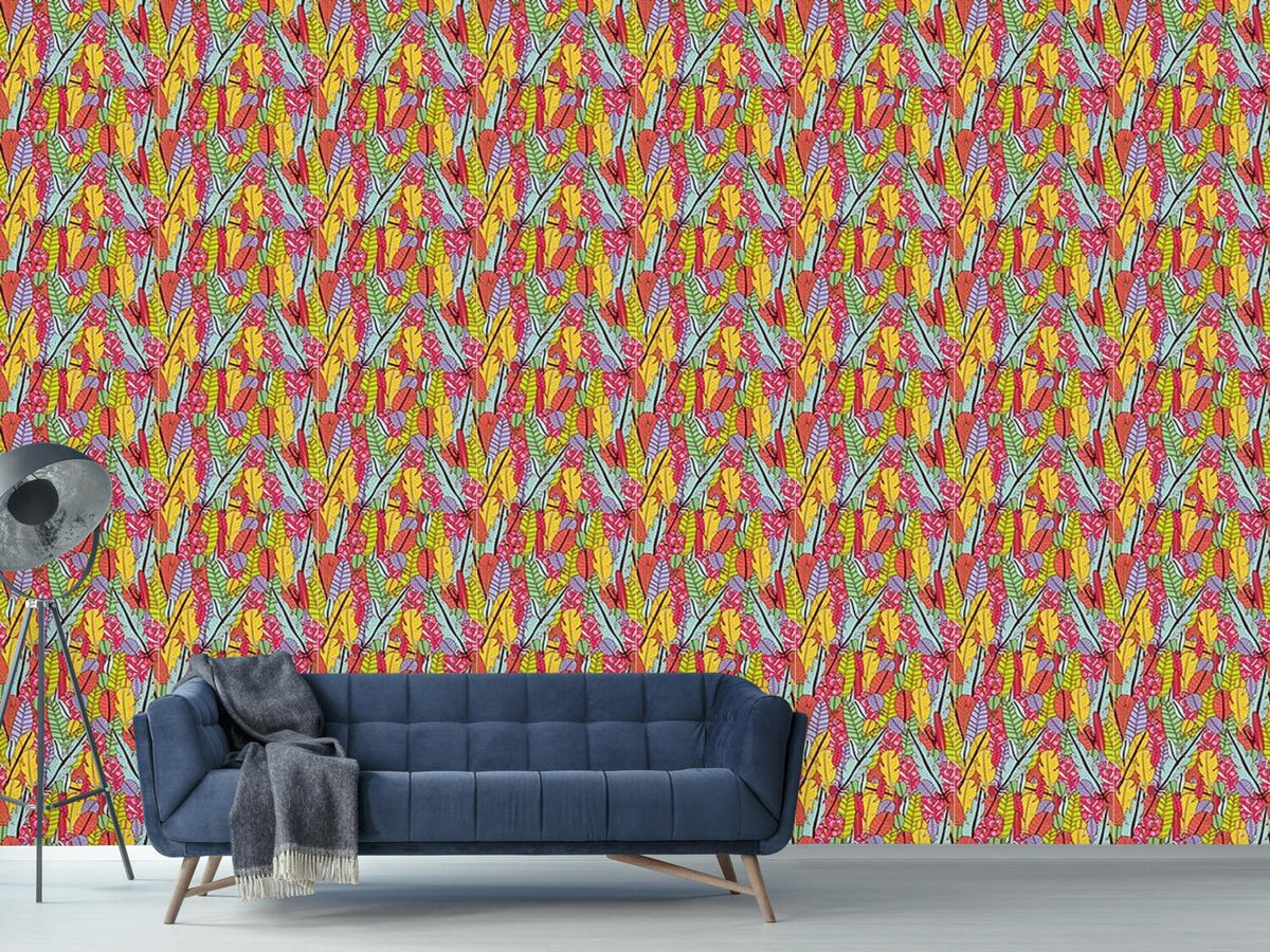 patterned-wallpaper-the-feathers-of-the-paradise-birds