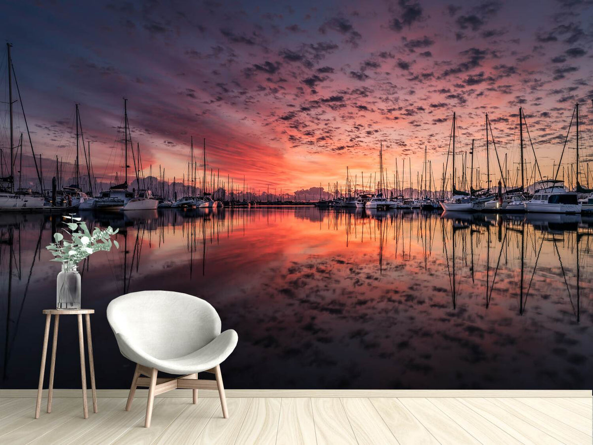 photo-wallpaper-evening-mood-in-the-harbor