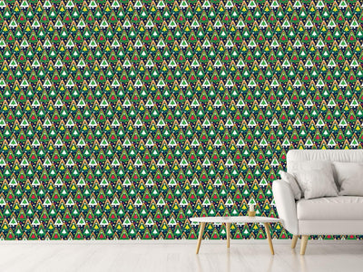 patterned-wallpaper-once-upon-a-christmas-tree