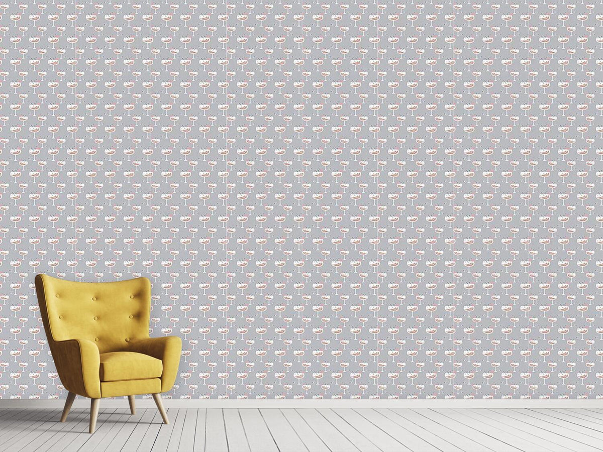 patterned-wallpaper-hexagon-cocktail-for-lovers