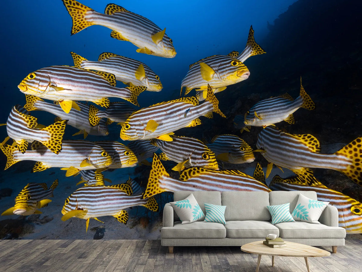 photo-wallpaper-fish-in-the-dance-of-the-waves