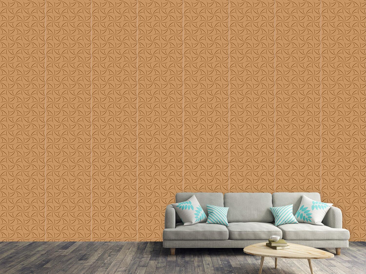 patterned-wallpaper-caramel-crosses