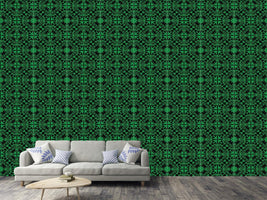 patterned-wallpaper-green-folk