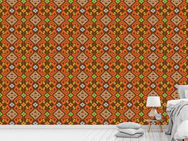 patterned-wallpaper-oriental-ikat