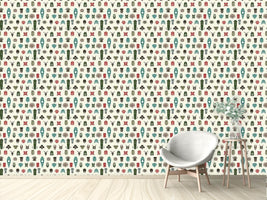 patterned-wallpaper-tribal-masks