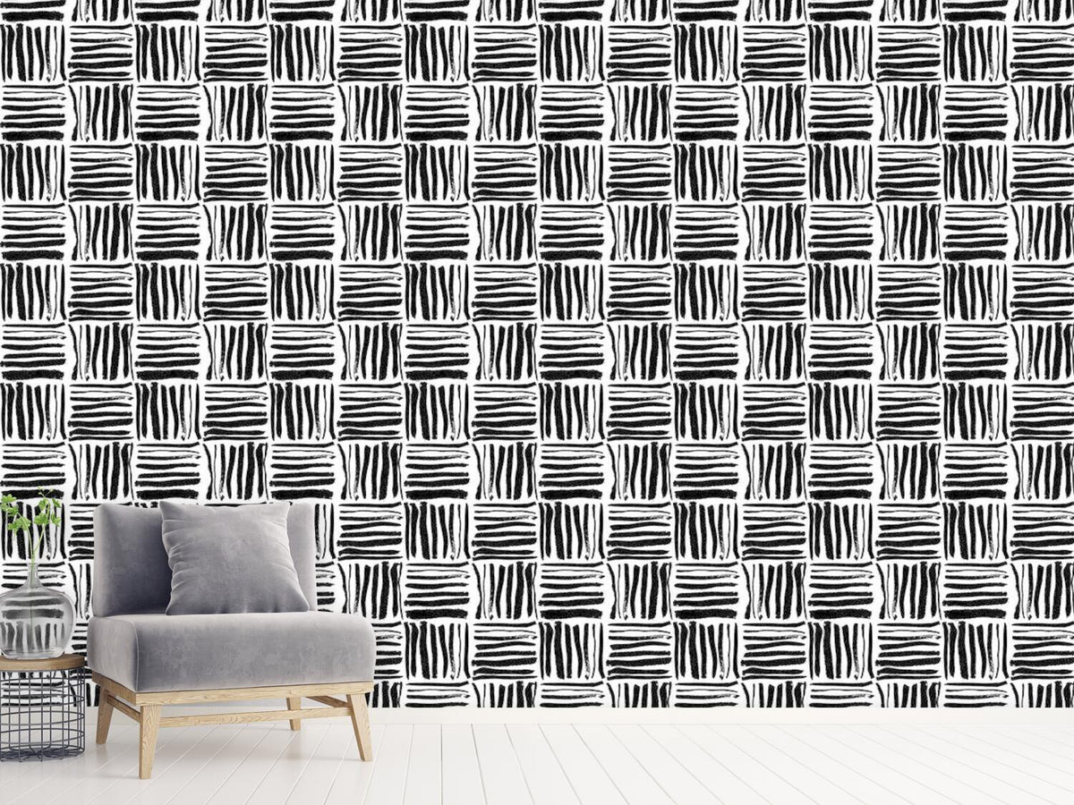 patterned-wallpaper-painted-stripes