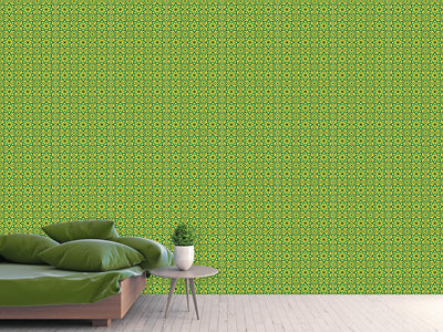 patterned-wallpaper-dimensioned-flowers