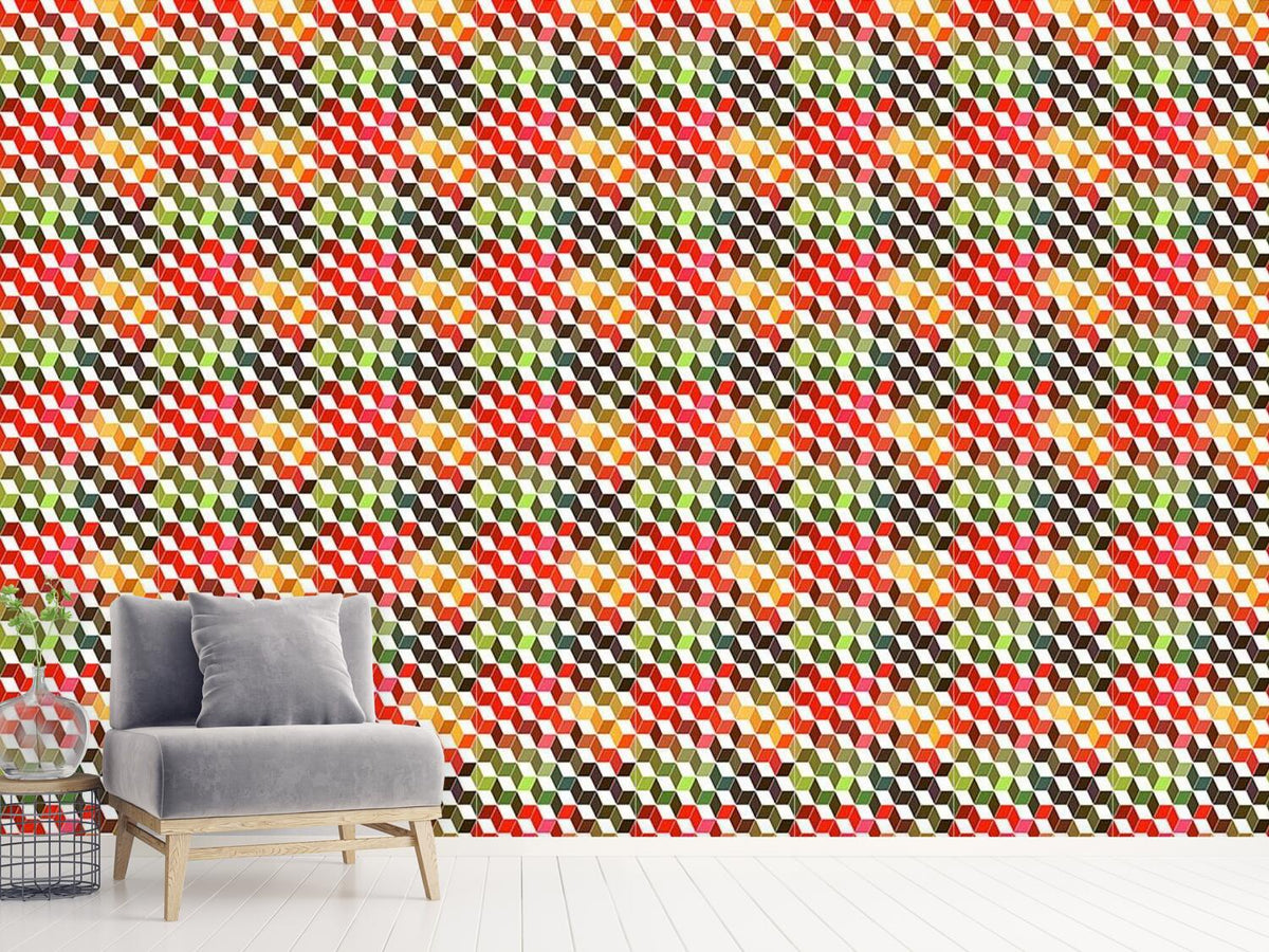 patterned-wallpaper-zigzag-objects