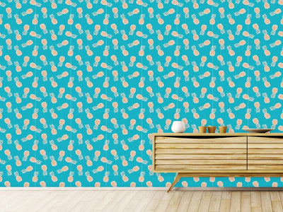 patterned-wallpaper-flying-pineapples