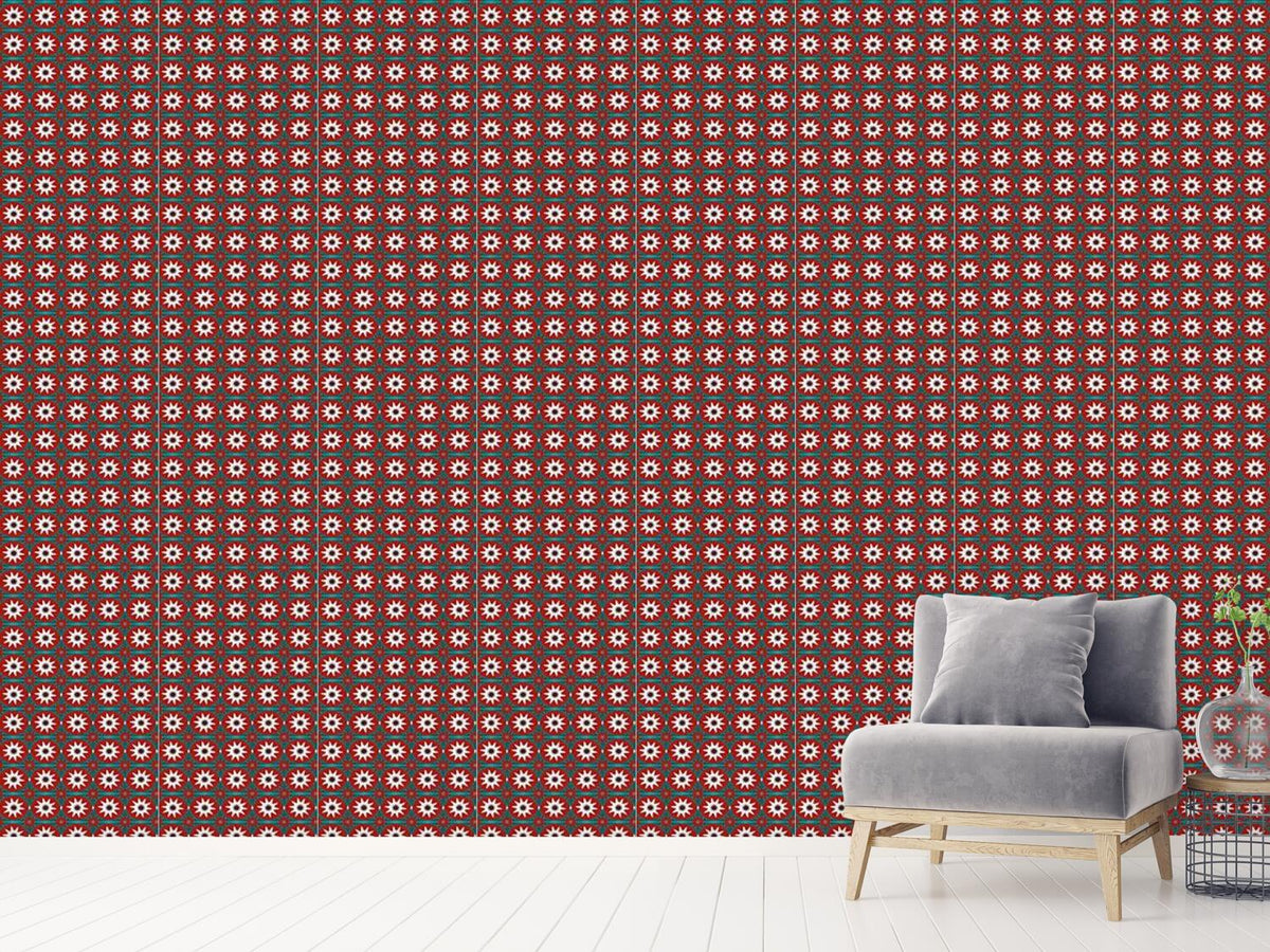 patterned-wallpaper-christmas-star