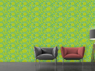 patterned-wallpaper-fresh-flowers