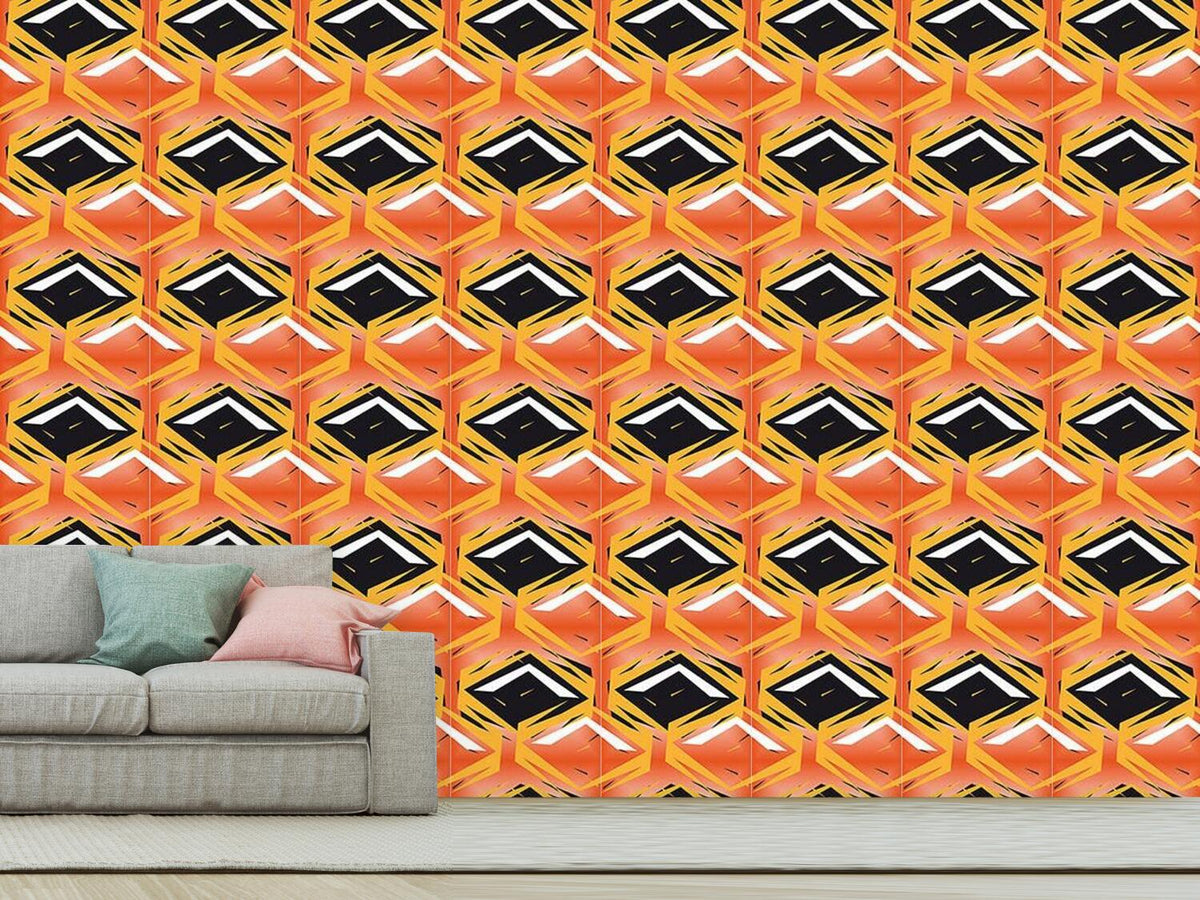 patterned-wallpaper-rhombus-in-combat